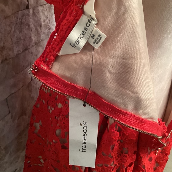 Francesca’s Beverly Off The Shoulder Lace Dress (NWT) - Picture 12 of 14